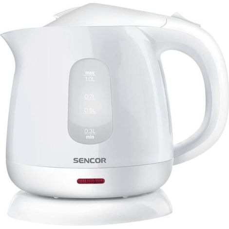 Hervidor Sencor SWK 1010WH Blanco 1100 W 1 L Plástico (1 unidad) (1/5)