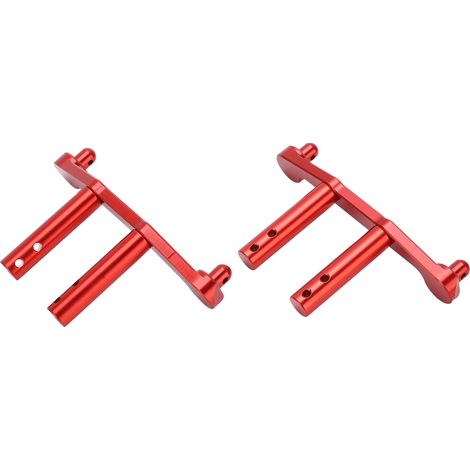 Colonnes avant et arrière en alliage d'aluminium pour ARRMA Typhon 1/10 (rouge) (1/5)
