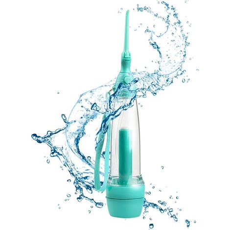 Kabellose, leichte und kabellose Munddusche – Manuelle kabellose Munddusche für die Zahnfleischpflege und Mundhygiene, für den täglichen Gebrauch. (1/5)