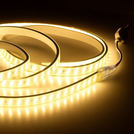Ruban LED 220V Recoupable IP65 2835 180LED/m Triple Rangée (vend (1/2)