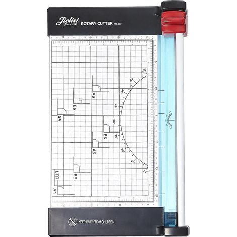 A4-Rotationspapierschneider, multifunktionaler Fotopapierschneider mit 12 Blatt Schneidekapazität, 12,2 Zoll