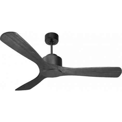 Modulo de KlassFan - Super destratificateur et ventilateur DC 132 cm Gris basalte pales bois noir sans Lumière  25 à 40 m²