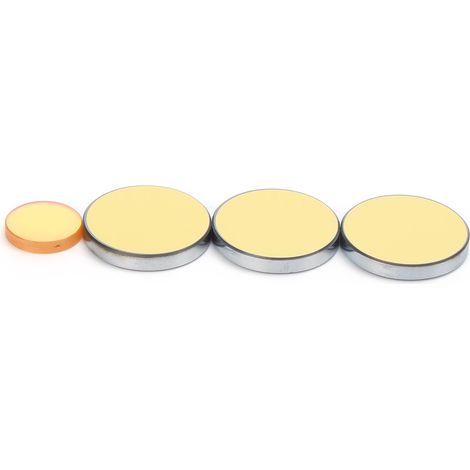 Laserlinsen-Set (3-teilig), 20-mm-Reflektorspiegel (1 Stück), 50,8-mm-Fokussierlinse, Teile für Graviermaschinen (20-12) (1/5)