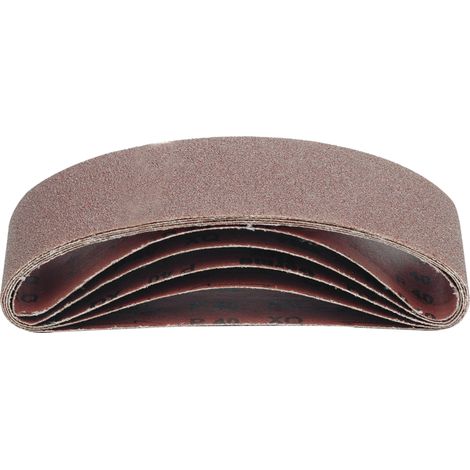 Endlos-Schleifbänder 75x533 mm P120, 5er-Set