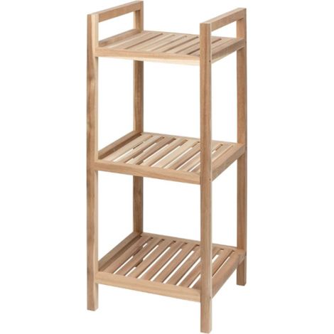 Etagère à poser 3 niveaux bois FSC® Acina 35x80x35 cm - talla (1/5)