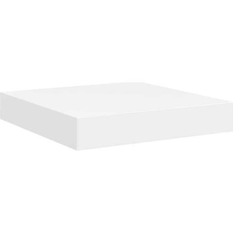 Mensole a Parete Scaffale da parete Ripiano a Parete Bianchi 23x23,5x3,8 cm in MDF (1/5)