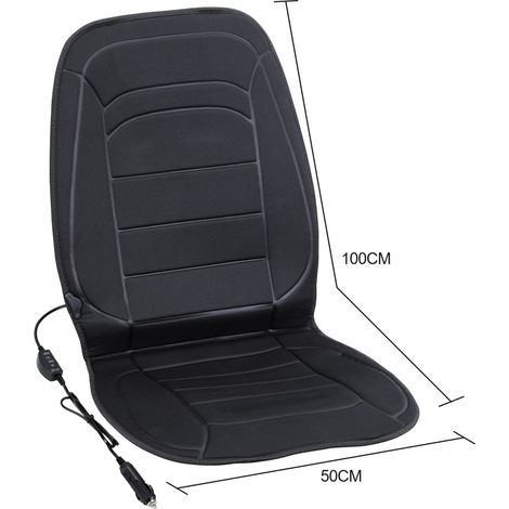 Wolketon Auto Sitzheizung 12V Matte 2-tlg Sitzheizung Heizstufen Schaltung Pads Sitzauflage PKW
