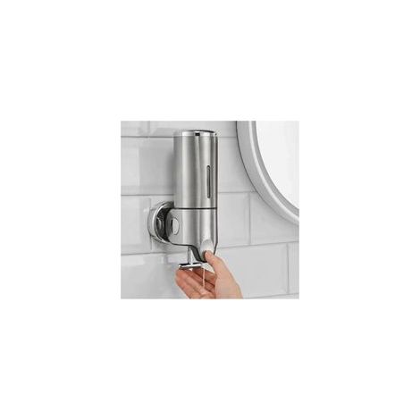 500ml Wall-Mounted Soap Dispenser – Rustproof Silver Plastic – Easy Installation for Kitchen and Bathroom (1/5)