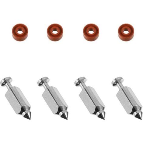 Kit sede spillo valvola carburatore Briggs & Stratton 398188, valvola a spillo galleggiante per motore tosaerba FLITI