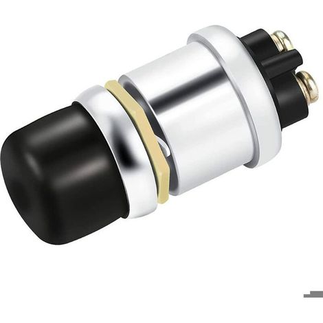 Bouton poussoir étanche 12V/24V 30A – Démarrage moteur momentané pour voiture, camion, bateau (1/5)