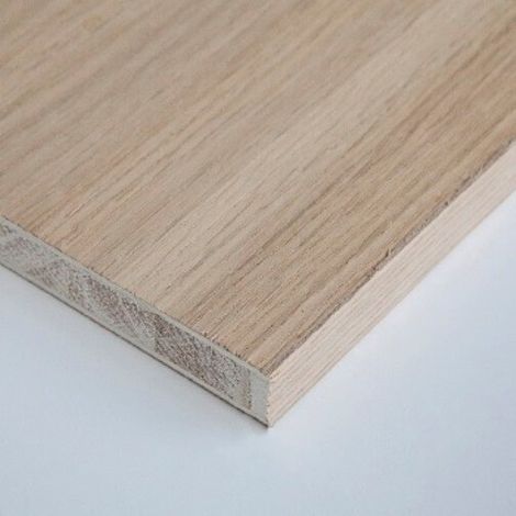 Pannello listellato rovere europeo a/b mm 19 x 1240 x 1500 a 7 strati qualità ab (1/3)