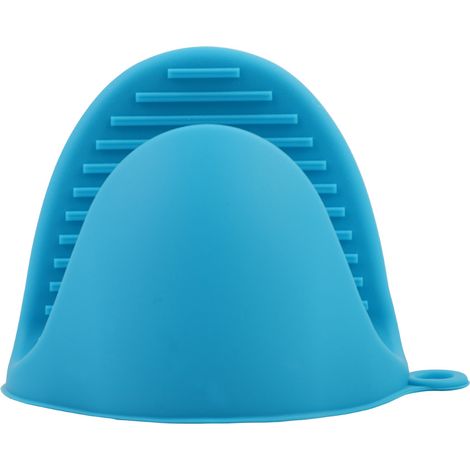 Gant de cuisine bleu anti-chaleur antidérapant 1 pièce, outil de cuisson pour micro-ondes et four, accessoire de pâtisserie (1/5)