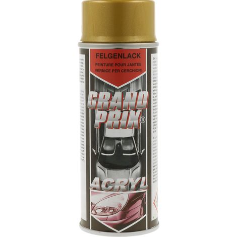VERNIS POUR JANTES OR AEROSOL 400ML GRAND PRIX