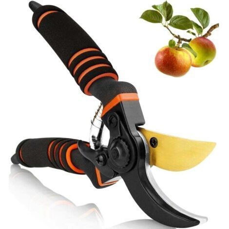 Professional titanium alloy pruning shears, garden shears, suitable for pruning branches, hedges and flowers, making it a great gift. (1/4)