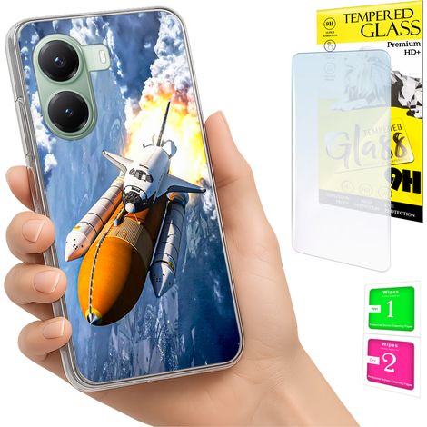 Funda para Xiaomi Poco X7 Pro 5G con cubierta trasera para fotos y cristal 9H. (1/5)