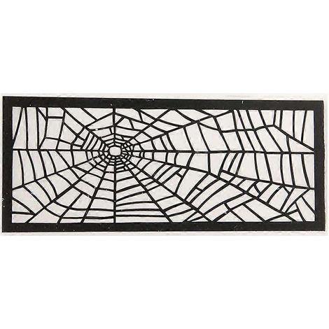 Modèles de scrapbooking toile d'araignée d'Halloween avec dossier de gaufrage pour la création de cartes à faire soi-même (1/4)