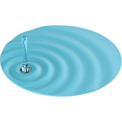 Copertura impermeabile per scarico a pavimento con motivo ondulato, buona elasticità, buona tenuta, anti-intasamento, deodorante, per bagno, Kaesi (1/5)
