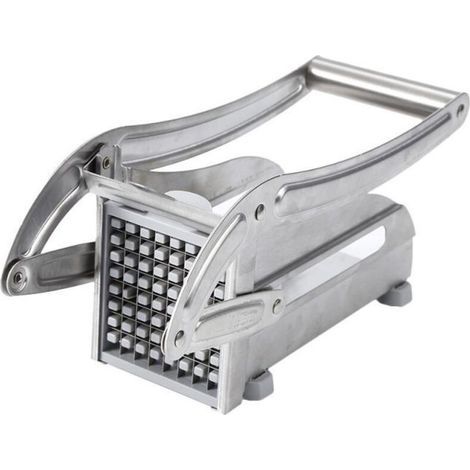 Tagliapatate manuale in acciaio inox, affettatrice per patatine fritte, affettatrice per carne, utensili da cucina (1/5)