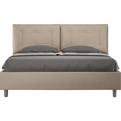 Letto Matrimoniale 160x190 cm con Rete Annalisa Tortora (1/5)