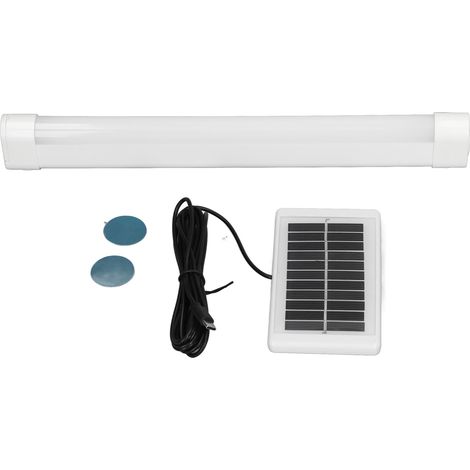 Ortviai Lampe LED tubulaire de camping solaire et USB étanche – ZP04104, 335 cm, batterie intégrée 1200 mAh (1/5)