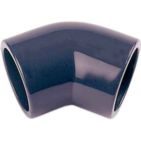 Codo Hembra 45º Encolar PVC Presión Crearplast  Medidas  Accesorios Fontanería: 110.45º