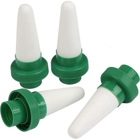 Arrosage automatique pour plantes, ensemble de 4 systèmes d'arrosage automatique pour plantes en pot, distributeur d'irrigation goutte à goutte pour jardin, plantes d'intérieur, fleurs (1/5)
