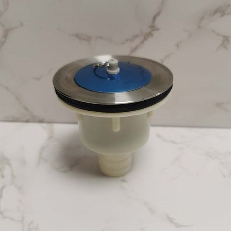 Évier de buanderie sur balcon, robinet d'évacuation pour serpillière en acier inoxydable (1/5)