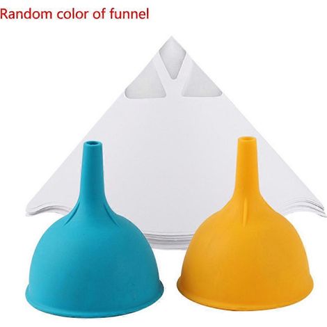 Ensemble de 101 filtres en papier pour imprimante 3D grand format avec entonnoir en silicone (1/4)