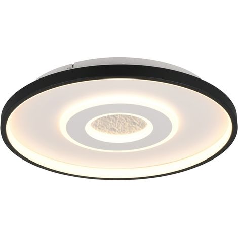Plafonnier rond Nazar noir et blanc - 633910134