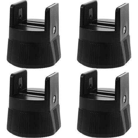 Set di 4 pezzi di rialzi per mobili/livellatori per gambe di tavoli/cuscinetti per gambe di sedie/cuscinetti per mobili/gambe di tavoli/cuscinetti in plastica per piedini di prodotti elettronici (1/5)