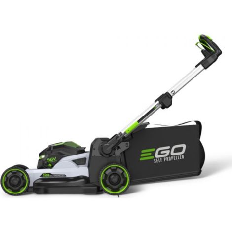 Ego Power+ – Tondeuse à gazon thermique 55 cm – Traction auto-adaptative – Batterie 10 Ah et chargeur rapide – Pour jardins jusqu'à 2000 m² (1/5)