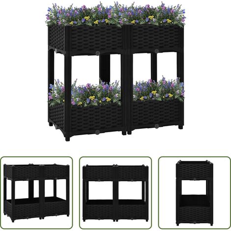 Pflanzbeet - Hochbeet 80x40x71 cm Polypropylen (1/5)