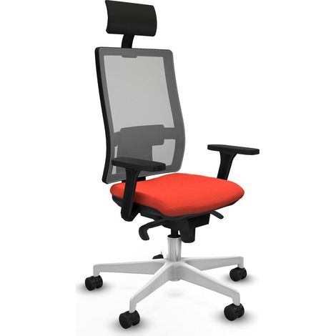 Piqueras y Crespo Horna Chaise de bureau orange sombre