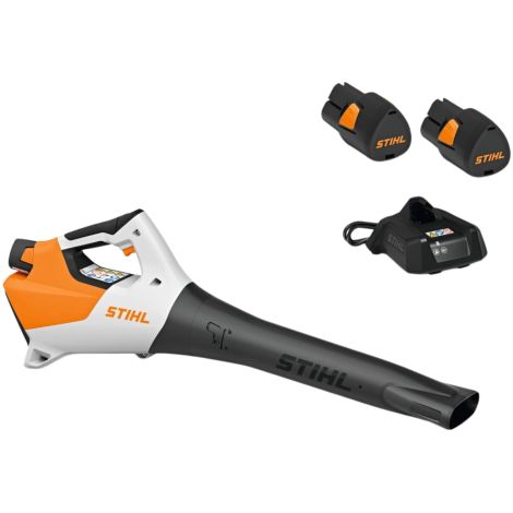 SOFFIATORE A BATTERIA STIHL BGA 30 CON 2 BATTERIE AS 2 E CARICATORE AL1 (1/3)