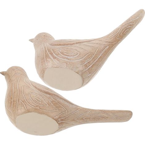 Vogelstatue Handgefertigte Stehende Skulptur Kleine