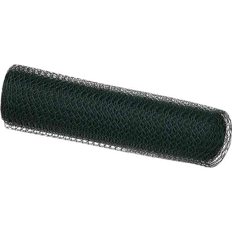 Maison Exclusive - Hexagonzaun Grün 0,4 x 25 m PVC