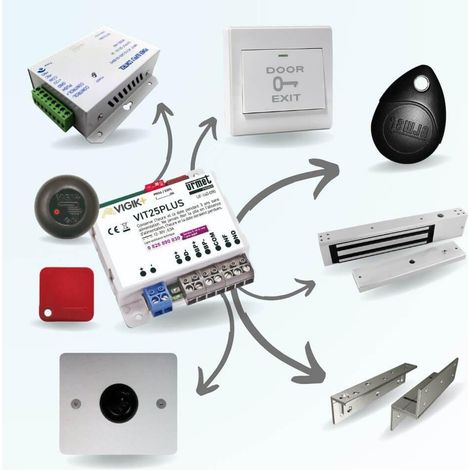 Kit de contrôle d'accès VIGIK+ (pour pose encastrée) T25 - URMET