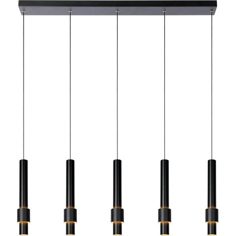 Lampe suspendue élégante Margary Noir à 5 lumières - 24402/30/30 (1/2)