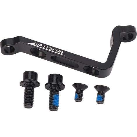 Adaptateur de frein à disque 160 mm pour vélo, en alliage d'aluminium, fixation Post Mount vers Flat Mount, convertisseur de support d'étrier avant et arrière (1/5)