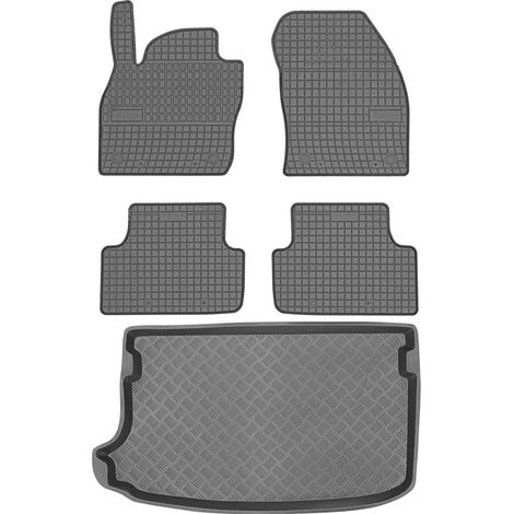 Set di tappetini in gomma per auto e tappetino per bagagliaio per Volkswagen T-Cross Crossover del 2018