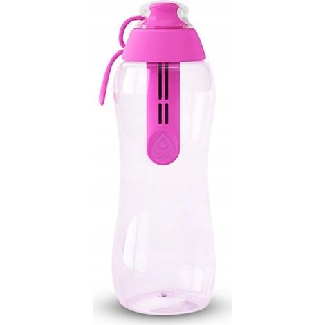 Bottiglia filtrante per acqua Dafi rosa da 0,3 l + filtro