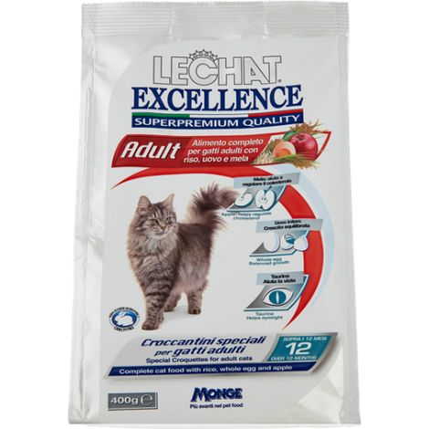 Lechat Excellence Gatto Adulto, Alimento Completo Gr.400 (1/3)