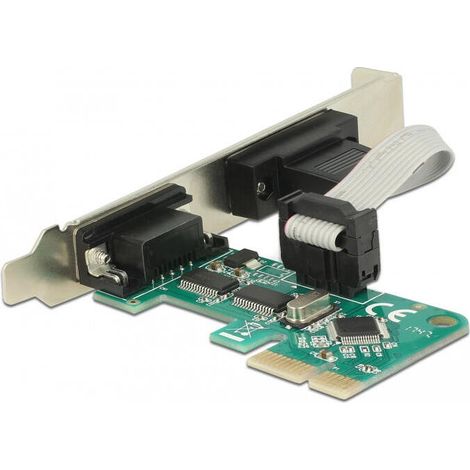 Delock Tarjeta PCI Express  2 x Serie RS-232 (1/2)
