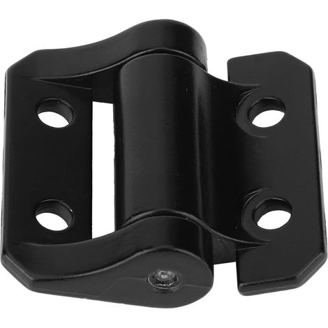 Verstellbares Torsionsscharnier aus schwarz verzinktem Stahl für Glastüren von Industriemaschinen, schwarz, 2,3 Nm (1/5)