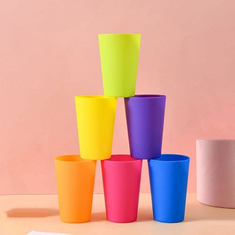 Gobelet Plastique Empilable - Sans BPA - Lave-vaisselle Haut - Pour Boissons - 12 Pièces (1/5)