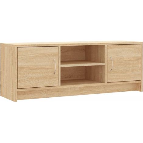 Maison Exclusive - TV-Schrank Sonoma-Eiche 102x30x37,5 cm Holzwer