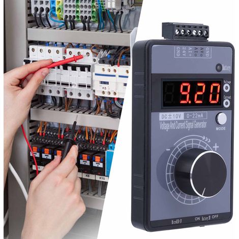 Générateur de signaux de tension numérique portable 0-10V, générateur de signaux de courant 0-22mA, boucle de source de débogage analogique. (1/5)