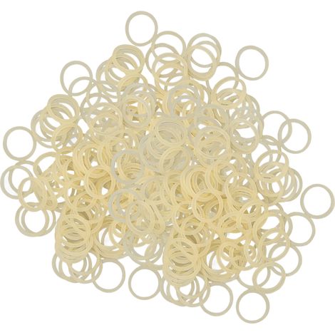 3,5 oz 3/8 pouce élastiques orthodontiques légers, bandes dentaires élastiques portables pour chien, nœuds de toilettage canin (1/5)