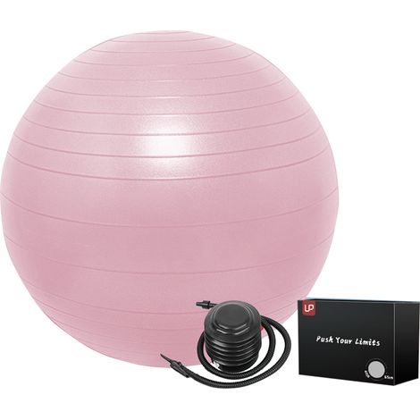 Ballon D Exercice - Ballon De Stabilite Antidérapant Pour Renforcement Du Core - Usage Bureau Gym Maison - 65 Cm - 1 Piece (1/5)