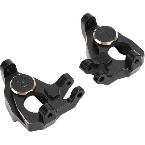 Joints de Direction en Laiton, Poids de Portail de Remplacement pour Voiture sur Chenilles VP F10/10 RC – Laiton usiné CNC, Traction et Manipulation Améliorées, Comprend 2 Jointures + 4 Vis (1/5)